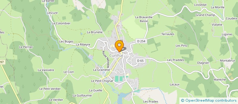 localisation de l'entreprise MADAME BENEDICTE POIROT à CUNLHAT