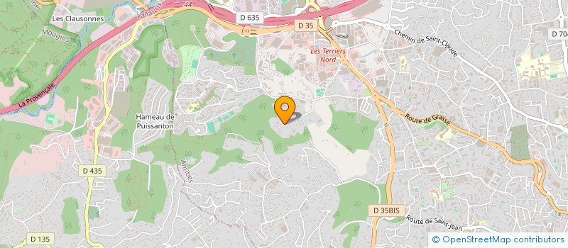 localisation de l'entreprise MADAME BENEDICTE POISNEUF  ANTIBES