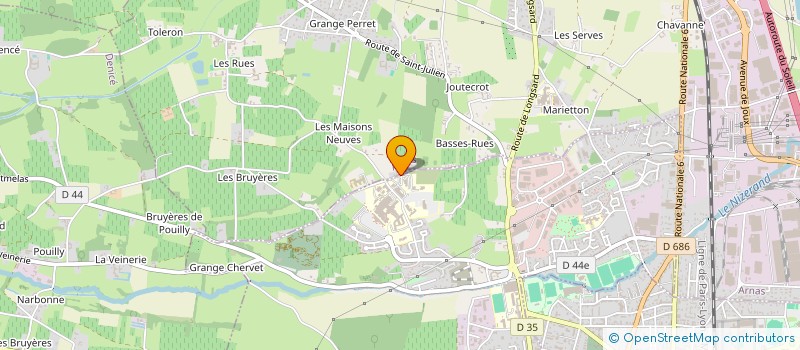 localisation de l'entreprise MADAME BENEDICTE RAMMELOO à ARNAS