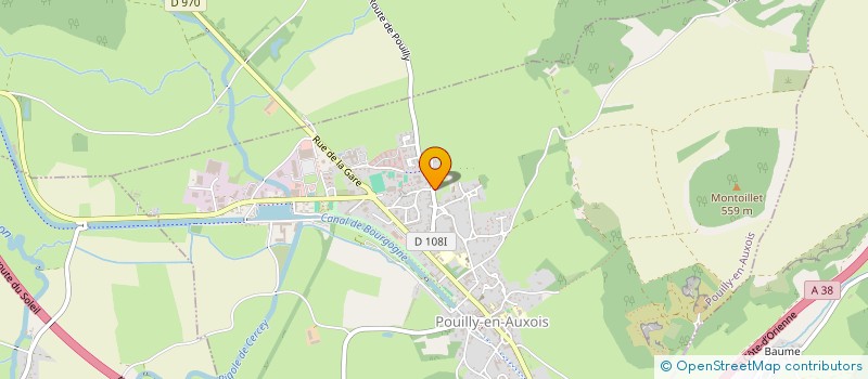 localisation de l'entreprise MADAME BENEDICTE REROLLE  POUILLY-EN-AUXOIS