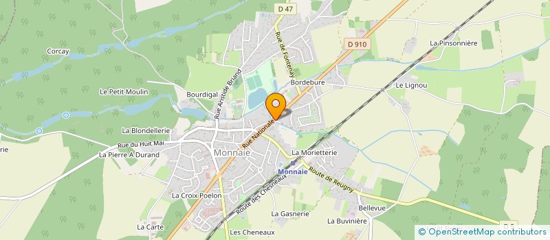 localisation de l'entreprise MADAME BENEDICTE RIPOCHE à REUGNY