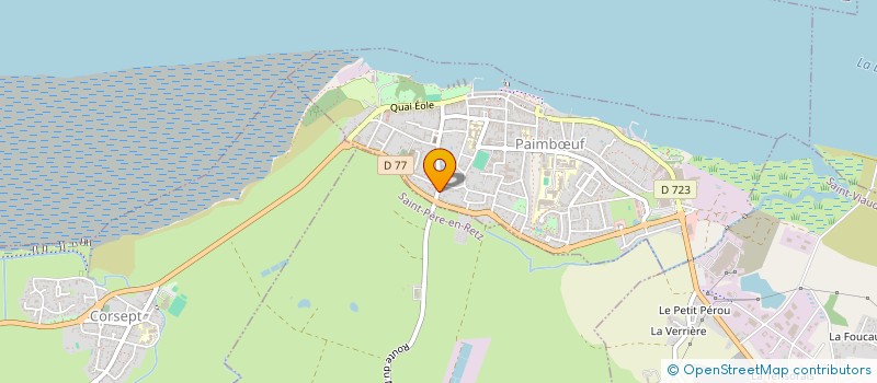 localisation de l'entreprise MADAME BENEDICTE RITTER  PAIMBUF