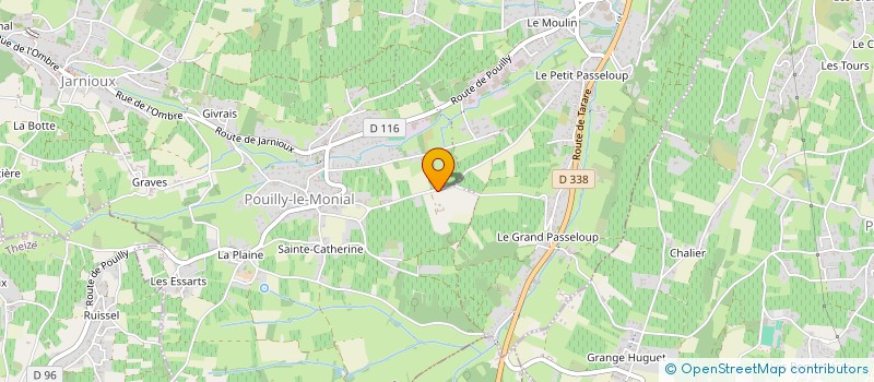 localisation de l'entreprise MADAME BENEDICTE ROBINET à PORTE-DES-PIERRES-DOREES