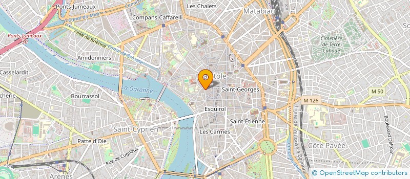 localisation de l'entreprise MADAME BENEDICTE ROCH à TOULOUSE