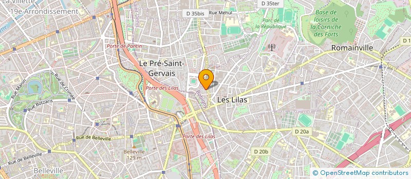 localisation de l'entreprise MADAME BENEDICTE ROCHAS à LE PRE-SAINT-GERVAIS