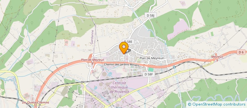 localisation de l'entreprise MADAME BENEDICTE ROCHE  MEYREUIL