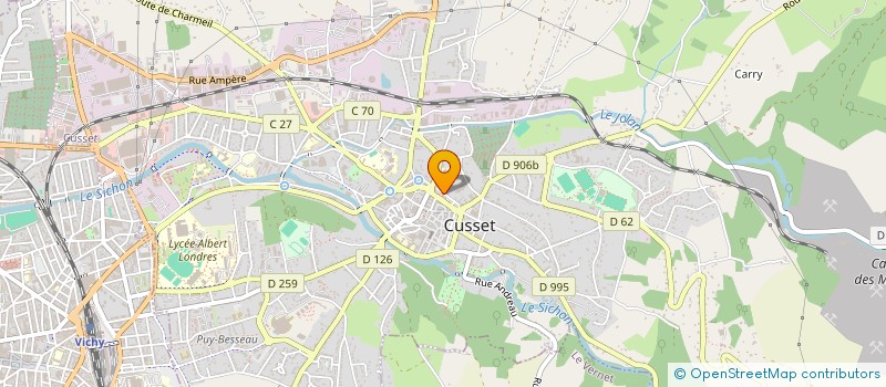 localisation de l'entreprise MADAME BENEDICTE ROLLET à CUSSET