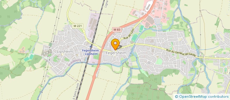 localisation de l'entreprise MADAME BENEDICTE ROMILLY  FEGERSHEIM