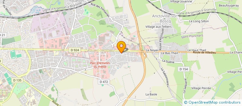 localisation de l'entreprise MADAME BENEDICTE ROUSSELON  GRANVILLE