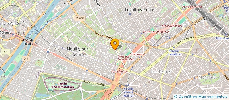 localisation de l'entreprise MADAME BENEDICTE ROUX à NEUILLY-SUR-SEINE