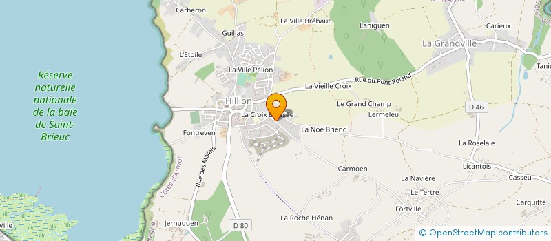 localisation de l'entreprise MADAME BENEDICTE ROUXEL  HILLION