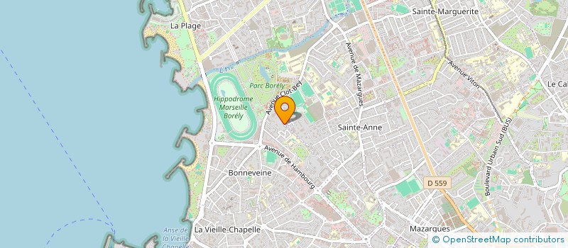 localisation de l'entreprise MADAME BENEDICTE SAGET à MARSEILLE