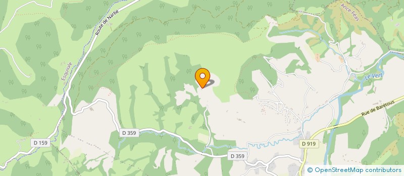 localisation de l'entreprise MADAME BENEDICTE SAINTE CLUQUE  ANCE FEAS