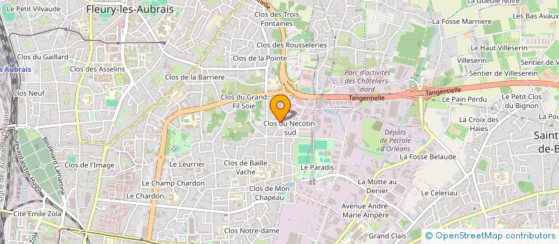 localisation de l'entreprise MADAME BENEDICTE SALGUES à ORLEANS