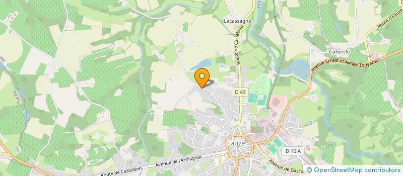 localisation de l'entreprise MADAME BENEDICTE SANNIER  EAUZE