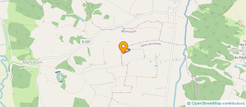 localisation de l'entreprise MADAME BENEDICTE SANSONNETTE  MONCASSIN