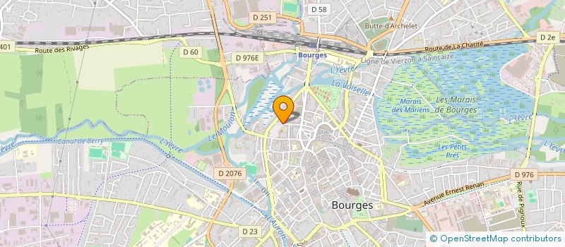 localisation de l'entreprise MADAME BENEDICTE SAUGIER  BOURGES