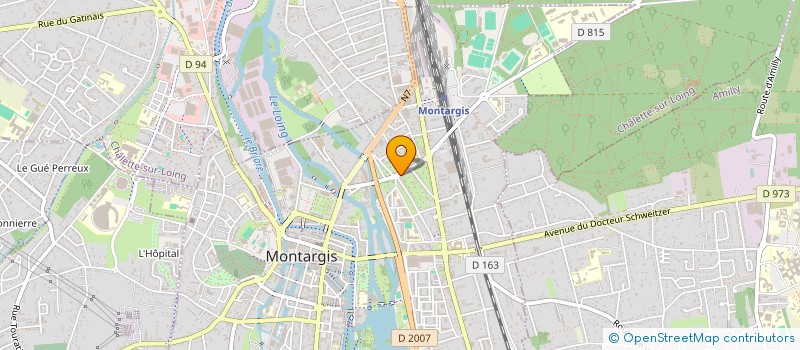 localisation de l'entreprise MADAME BENEDICTE SAURET  MONTARGIS