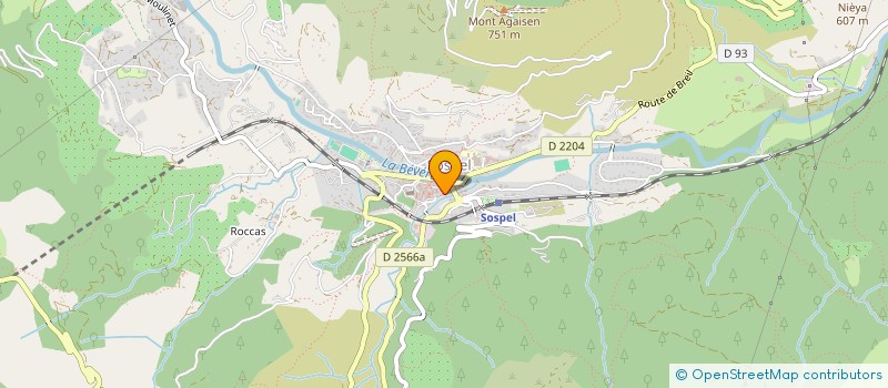 localisation de l'entreprise MADAME BENEDICTE SAUSSOL  SOSPEL