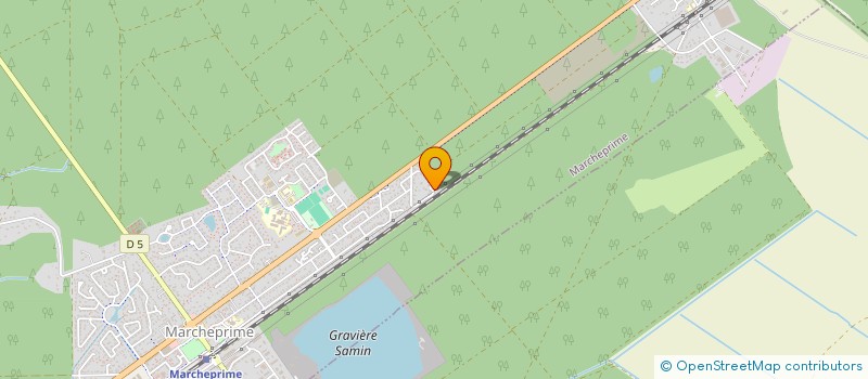 localisation de l'entreprise MADAME BENEDICTE SAUTS  MARCHEPRIME