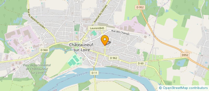 localisation de l'entreprise MADAME BENEDICTE SEDILLOT à CHATEAUNEUF-SUR-LOIRE