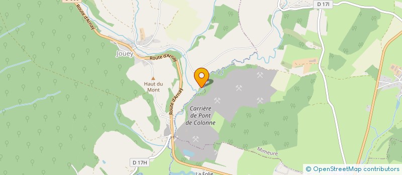 localisation de l'entreprise MADAME BENEDICTE SERVAIS  ARNAY-LE-DUC