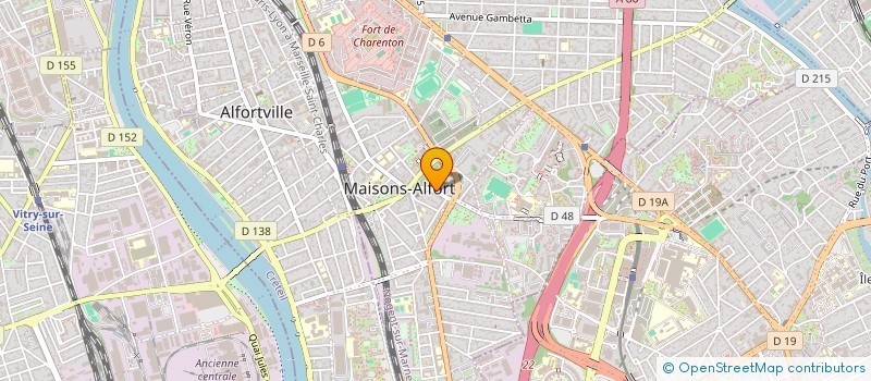 localisation de l'entreprise MADAME BENEDICTE SINGLAND  MAISONS-ALFORT