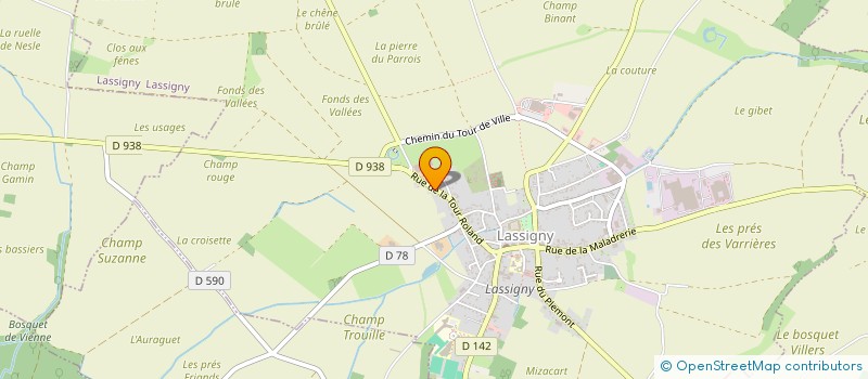 localisation de l'entreprise MADAME BENEDICTE SNOECK à LASSIGNY