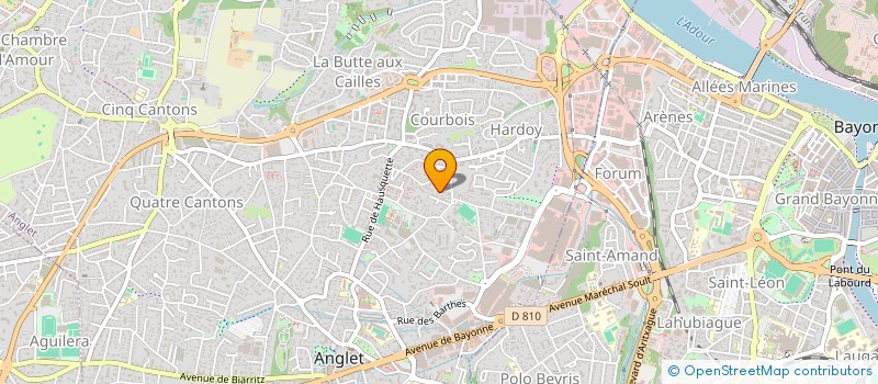 localisation de l'entreprise MADAME BENEDICTE SOSSON à ANGLET