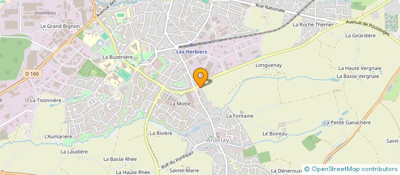 localisation de l'entreprise MADAME BENEDICTE SOURISSEAU à LES HERBIERS