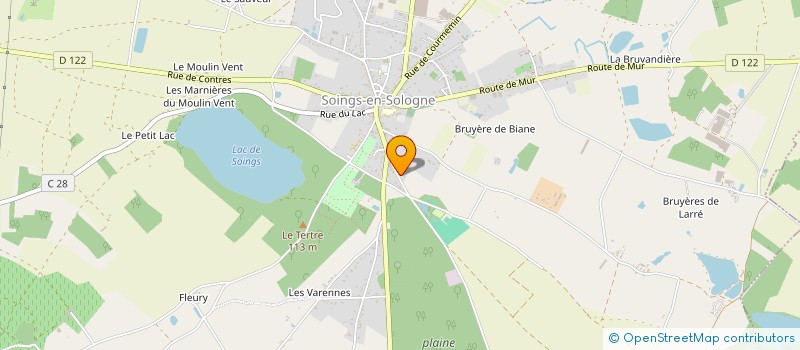 localisation de l'entreprise MADAME BENEDICTE SUKAMA MATONGA  SOINGS-EN-SOLOGNE