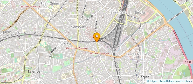 localisation de l'entreprise MADAME BENEDICTE TABOURIN  BORDEAUX