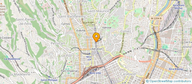 localisation de l'entreprise MADAME BENEDICTE TESSON  NICE