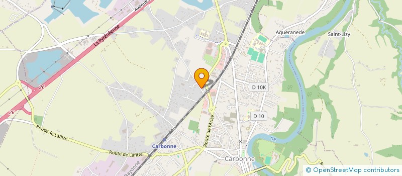 localisation de l'entreprise MADAME BENEDICTE THEMENAT  CARBONNE