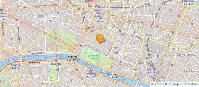 localisation de l'entreprise MADAME BENEDICTE THIBAULT  PARIS