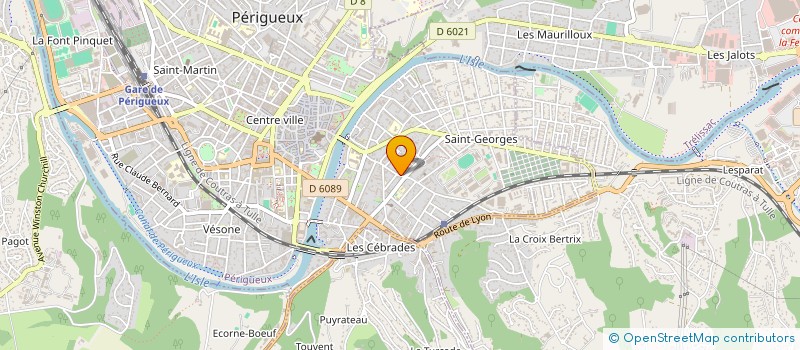 localisation de l'entreprise MADAME BENEDICTE THOMASSON à PERIGUEUX