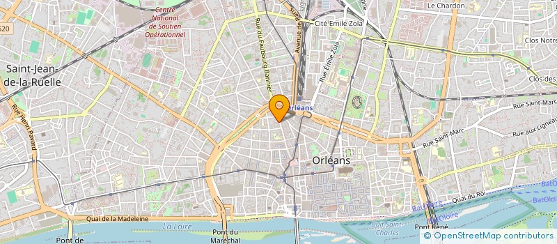 localisation de l'entreprise MADAME BENEDICTE THUILLIER à ORLEANS