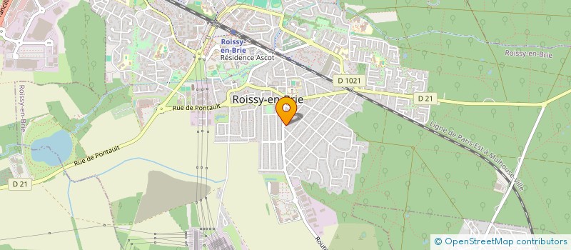 localisation de l'entreprise MADAME BENEDICTE TISSOU  ROISSY-EN-BRIE