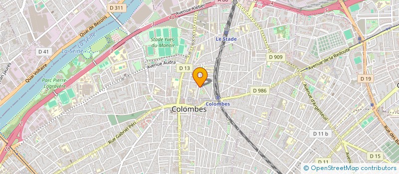 localisation de l'entreprise MADAME BENEDICTE TRANSON  COLOMBES