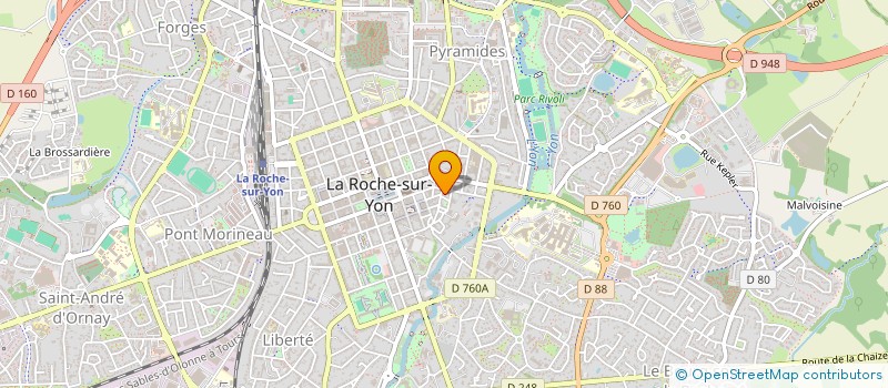 localisation de l'entreprise MADAME BENEDICTE TROCME à LA ROCHE-SUR-YON