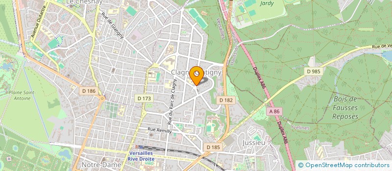 localisation de l'entreprise MADAME BENEDICTE TUJA à VERSAILLES