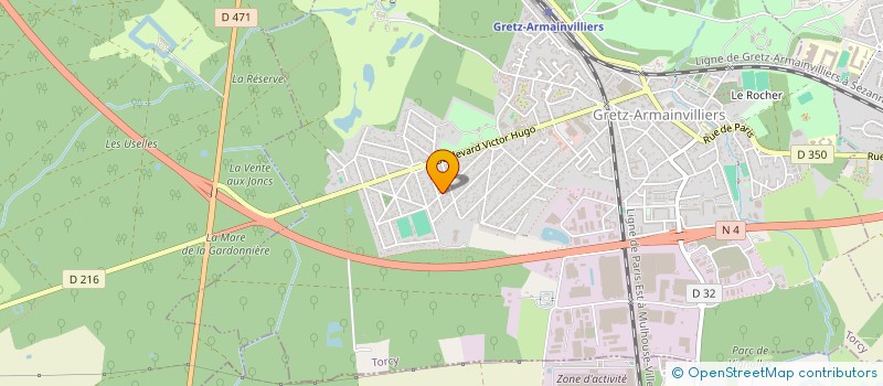 localisation de l'entreprise MADAME BENEDICTE VALLEE à GRETZ-ARMAINVILLIERS