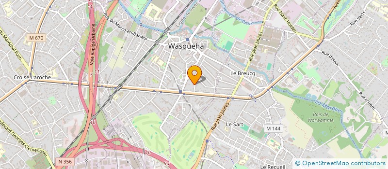 localisation de l'entreprise MADAME BENEDICTE VAN DONGEN à WASQUEHAL