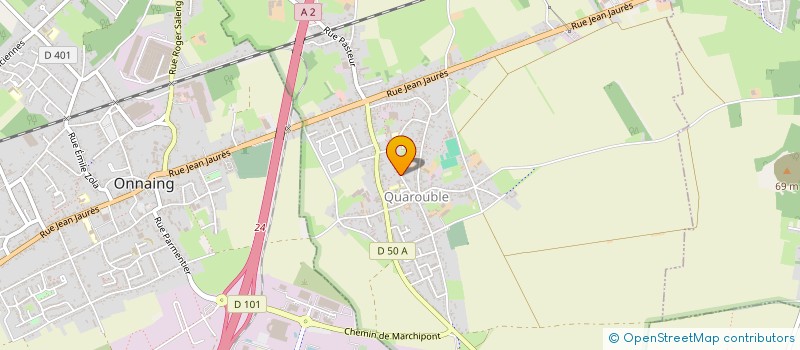 localisation de l'entreprise MADAME BENEDICTE VANDORPE  QUAROUBLE