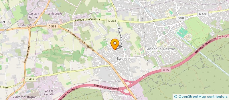 localisation de l'entreprise MADAME BENEDICTE VANNESTE à GIGNAC-LA-NERTHE