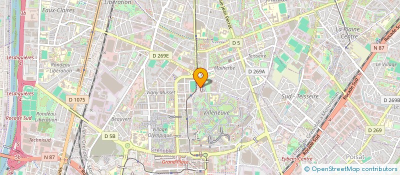 localisation de l'entreprise MADAME BENEDICTE VERCHERY à GRENOBLE