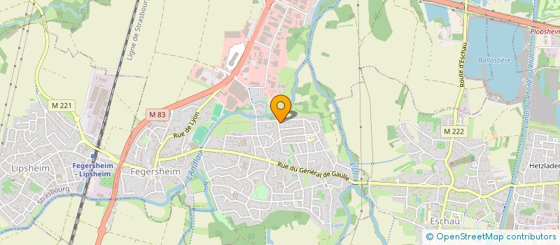 localisation de l'entreprise MADAME BENEDICTE VERGARA  FEGERSHEIM