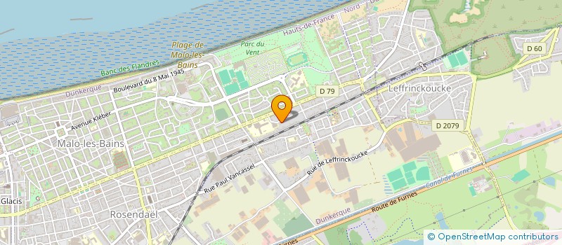 localisation de l'entreprise MADAME BENEDICTE VERRIER à DUNKERQUE