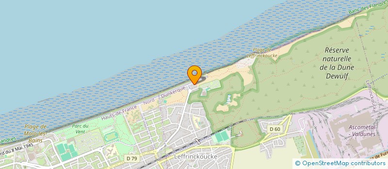 localisation de l'entreprise MADAME BENEDICTE VERVOORT  LEFFRINCKOUCKE