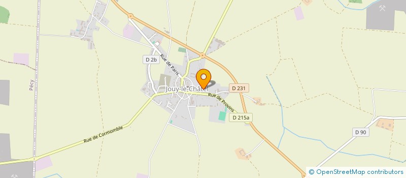 localisation de l'entreprise MADAME BENEDICTE VIEILLARD à JOUY-LE-CHATEL